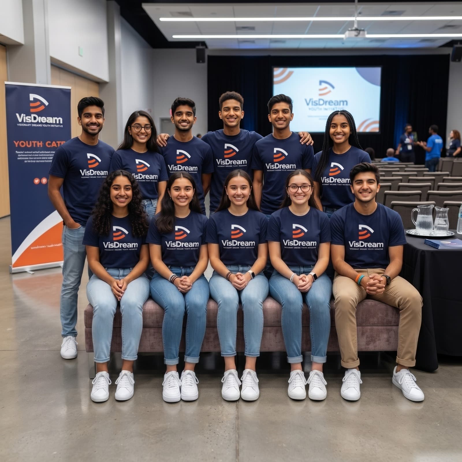 Young people participating in a VisDream program